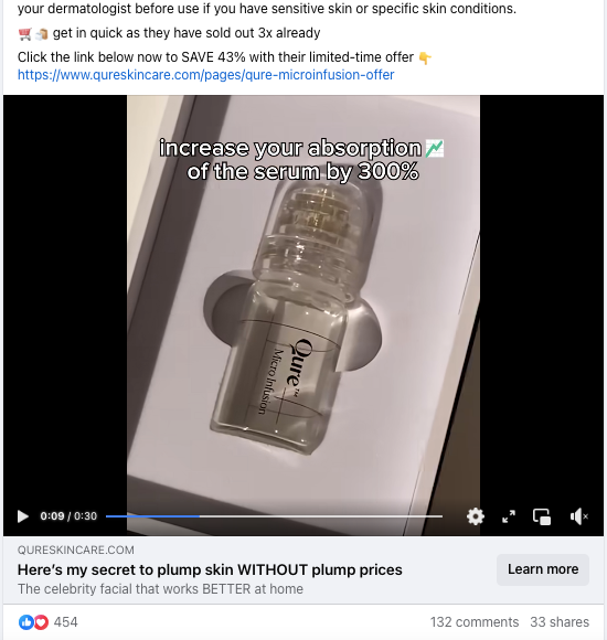 E-commerce Facebook Ads. Real-life example