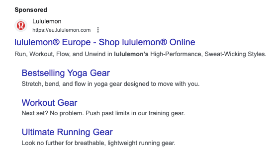 Google Ads mistakes to avoid: forgetting to fill your sponsored search results with additional information